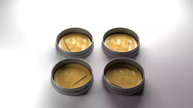 Squid game set of sugar honeycombs 