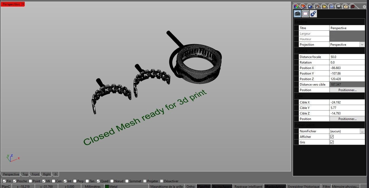 Women Wavy setting eternity ring 3D print model_11