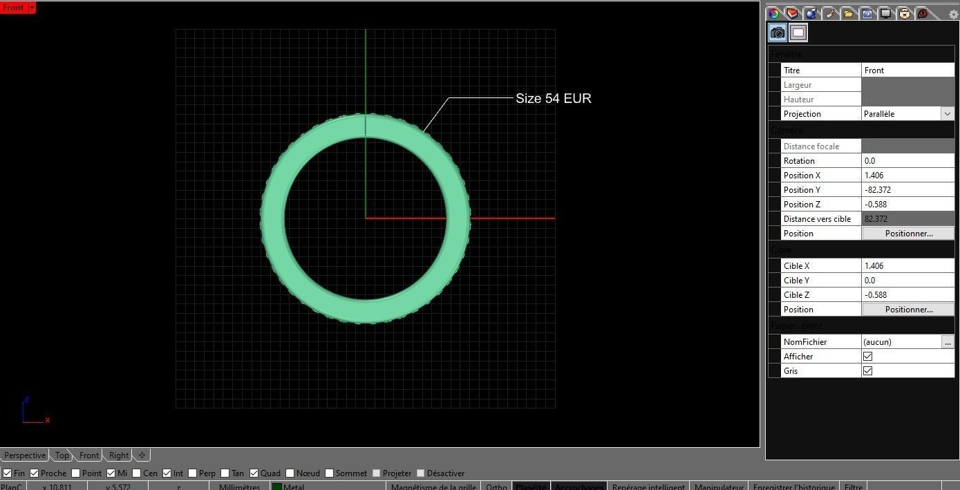 Women Wavy setting eternity ring 3D print model_5