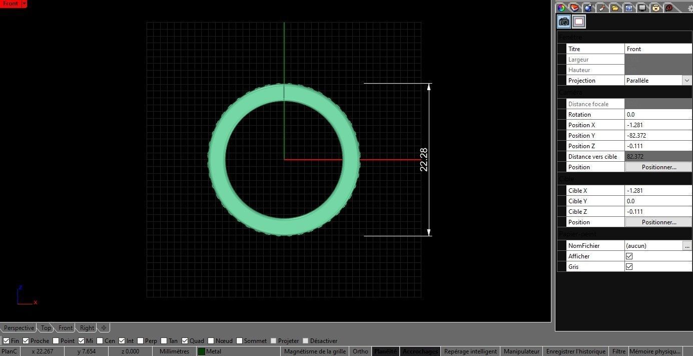 Women Wavy setting eternity ring 3D print model_7