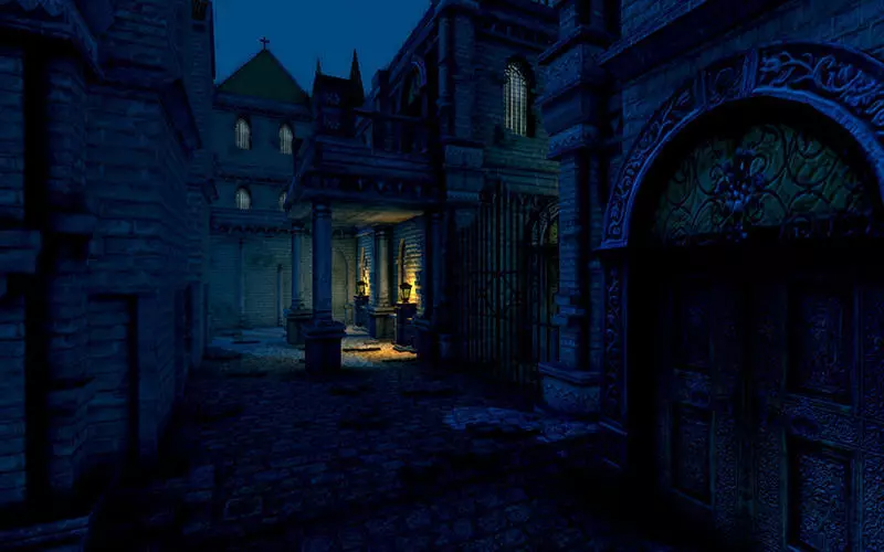 Modular Victorian City Low-poly 3D model_0