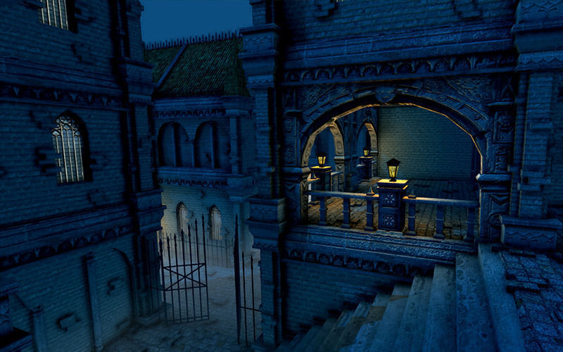 Modular Victorian City Low-poly 3D model_2