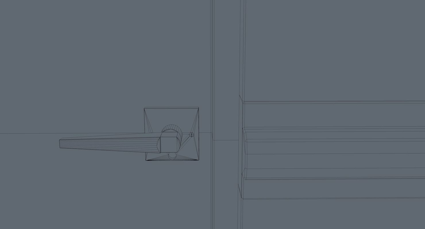 Apartment Hallway  3D model_13