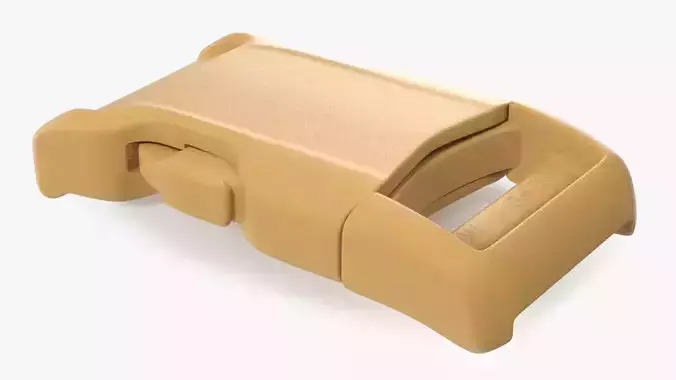 YKK Contoured Side Release Plastic Buckle Khaki