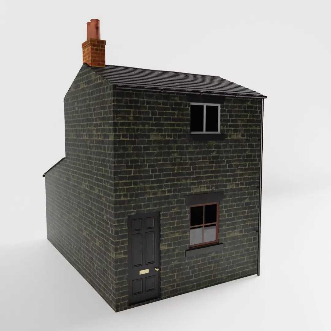 British Row Home 03 3D model_0
