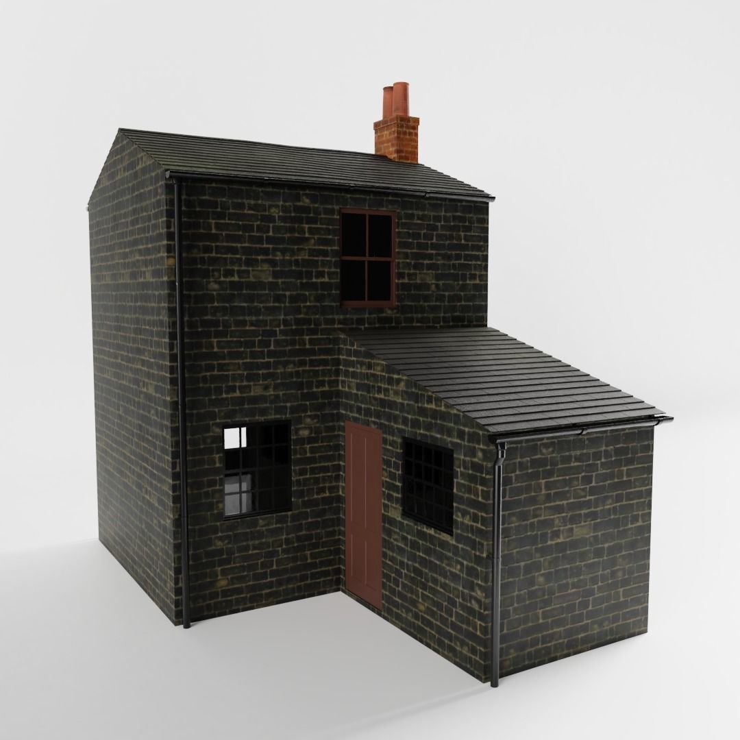 British Row Home 03 3D model_3