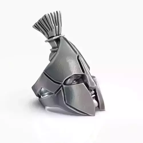 Ring Spartan legionary helmet 3D print model