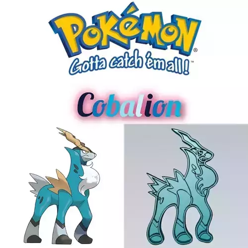 Amazing Pokemon Cobalion Cookie Cutter Stamp Cake Decorating 