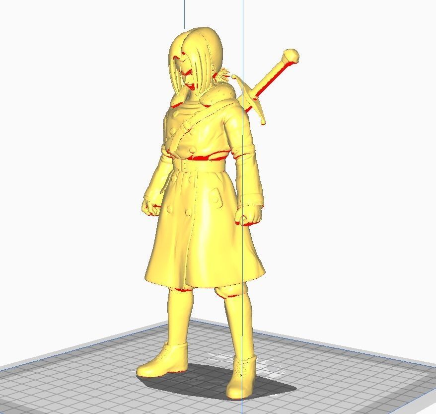 Time Patrol Trunks tie hair 3D Model 3D print model_1