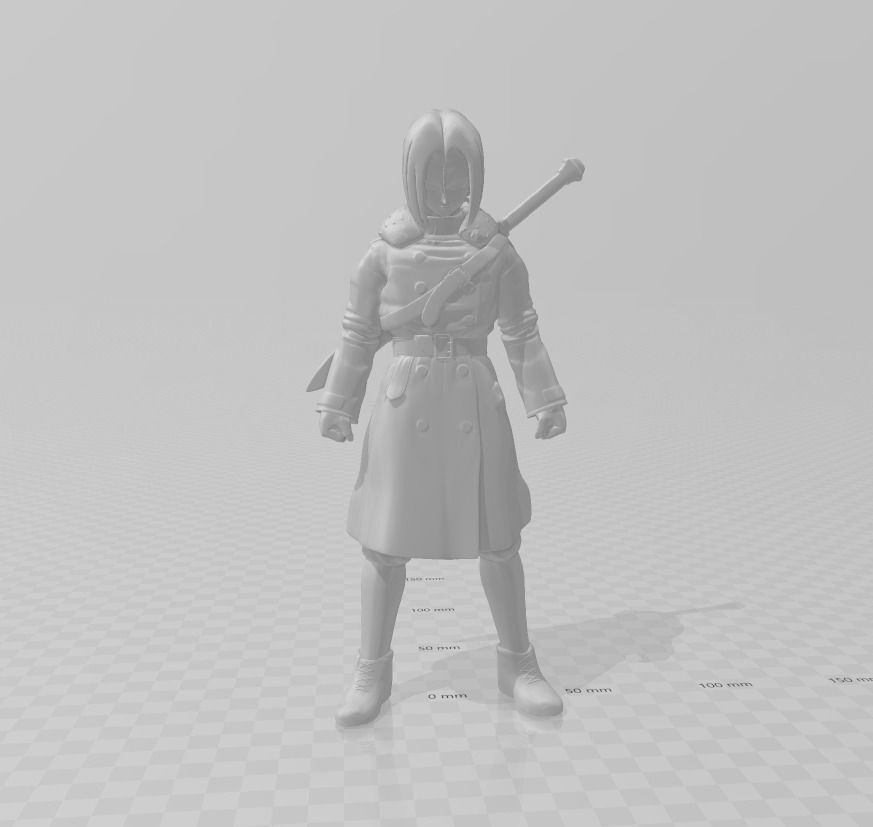 Time Patrol Trunks tie hair 3D Model 3D print model_2