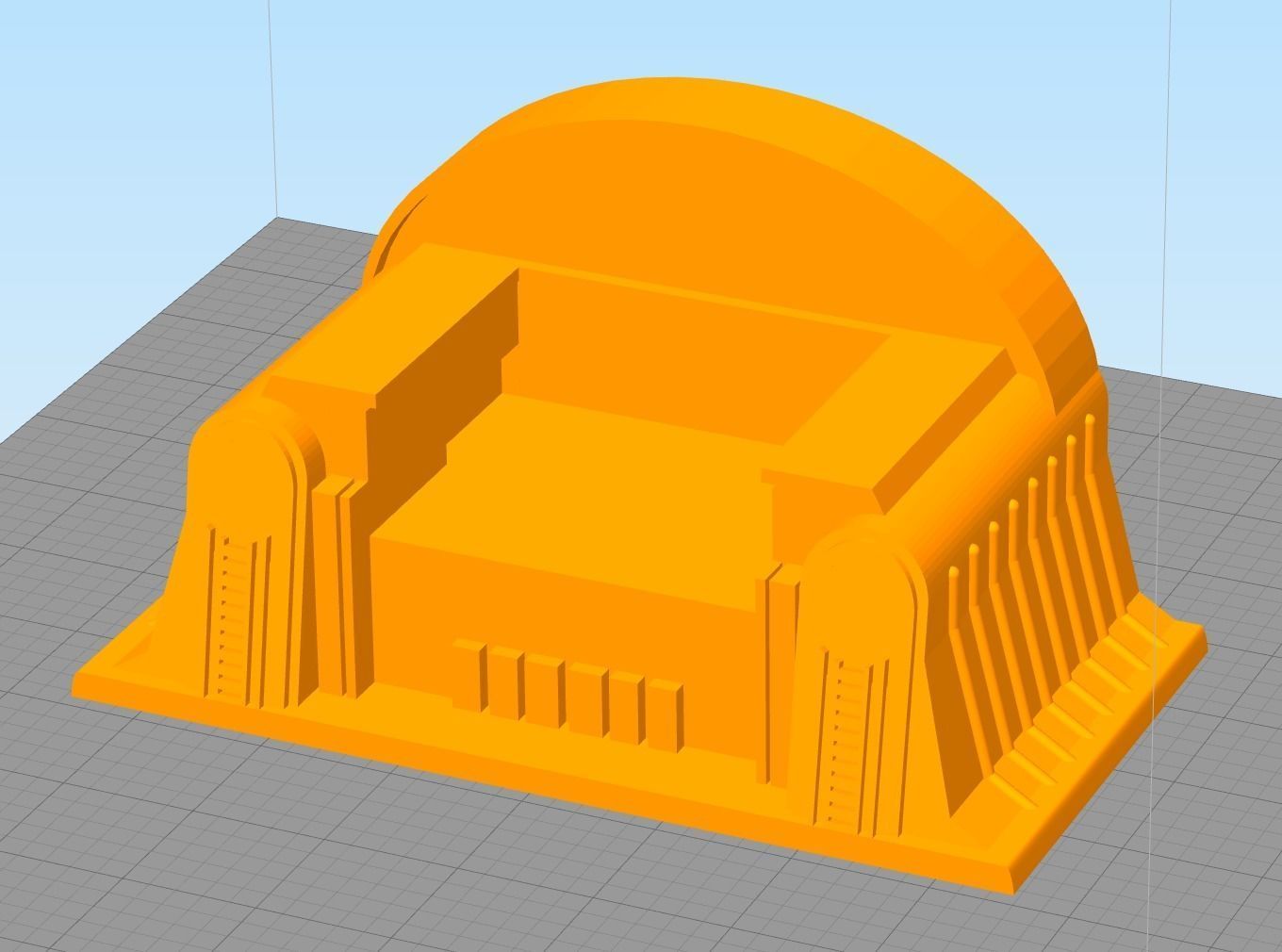 The Book of Boba Fett Throne Updated 3D print model_5