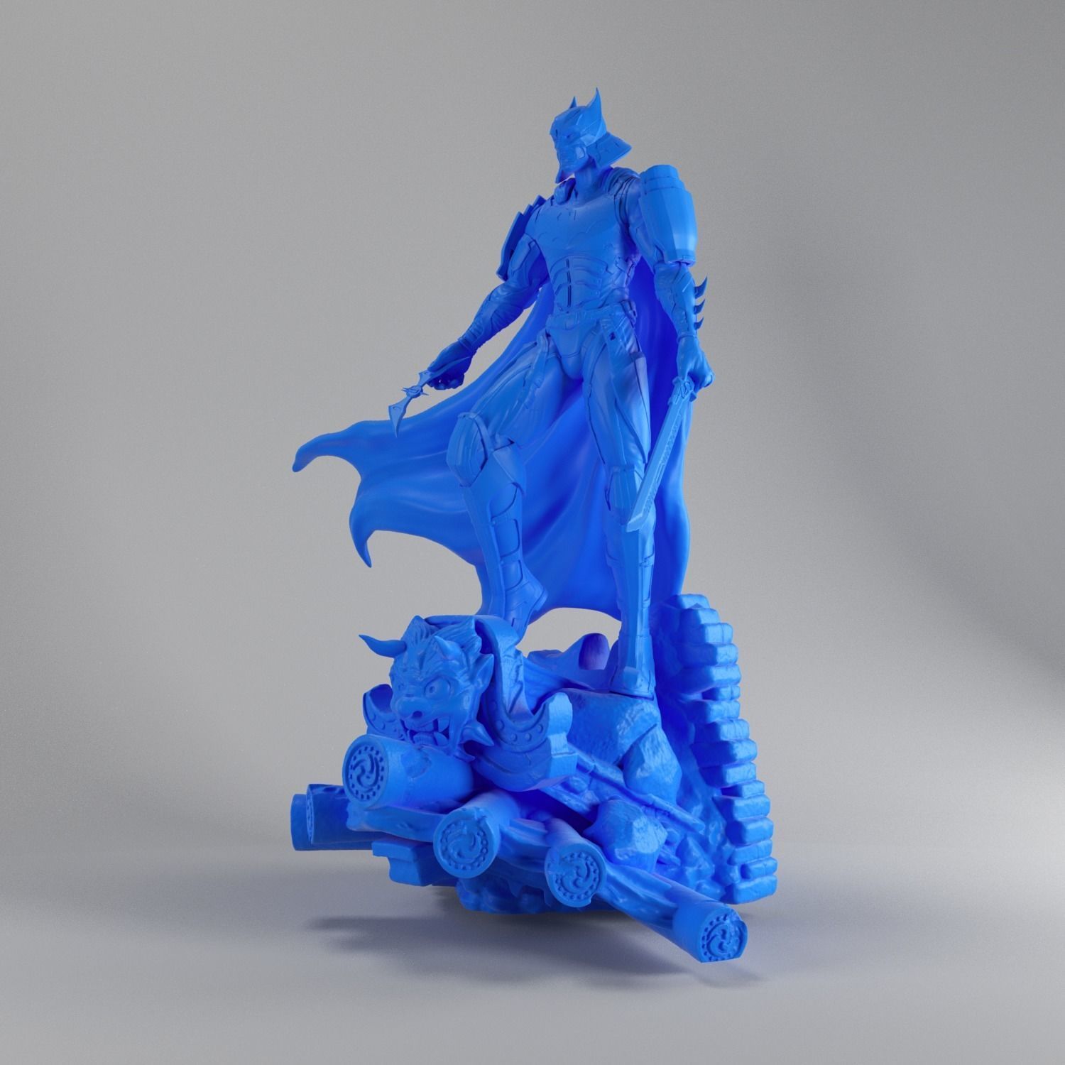 3Dprintstores Batman Samurai Ready To Print 3D model  3D print model_17