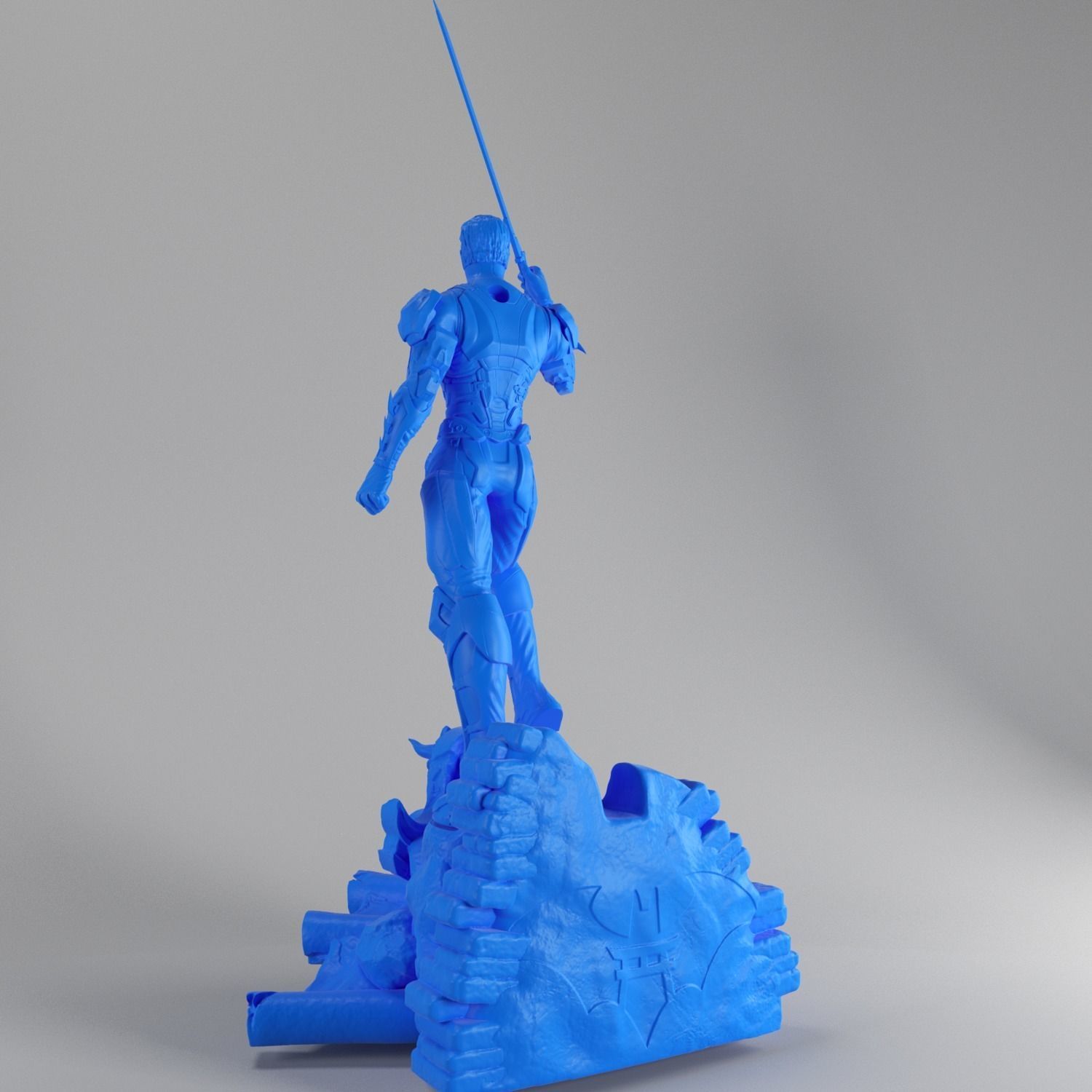 3Dprintstores Batman Samurai Ready To Print 3D model  3D print model_10