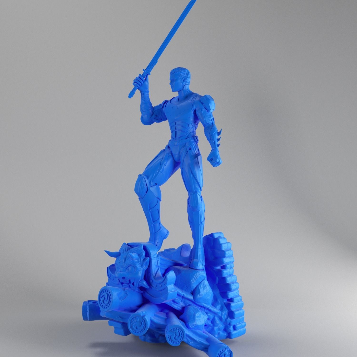 3Dprintstores Batman Samurai Ready To Print 3D model  3D print model_9