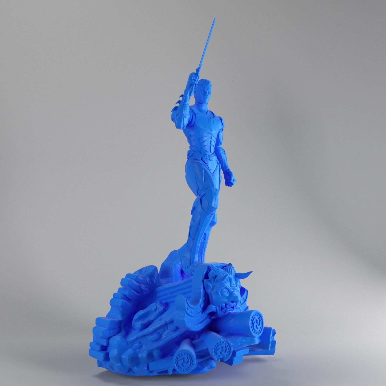 3Dprintstores Batman Samurai Ready To Print 3D model  3D print model_11