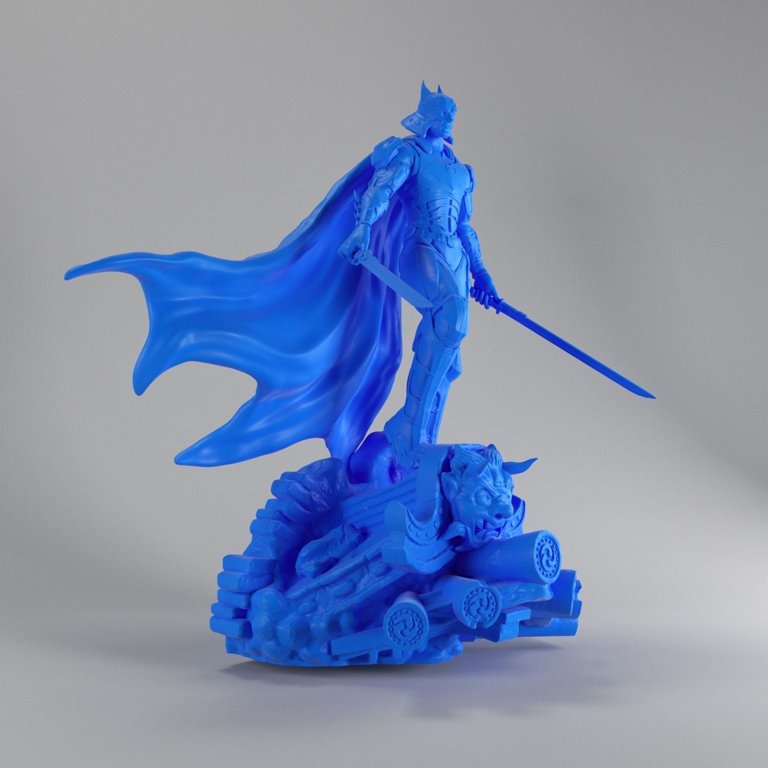 3Dprintstores Batman Samurai Ready To Print 3D model  3D print model_1