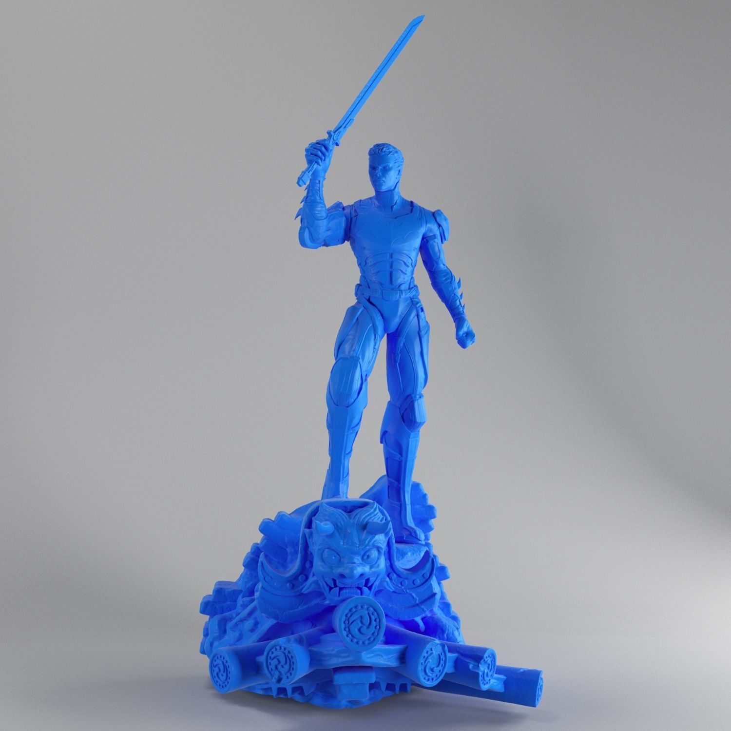 3Dprintstores Batman Samurai Ready To Print 3D model  3D print model_8