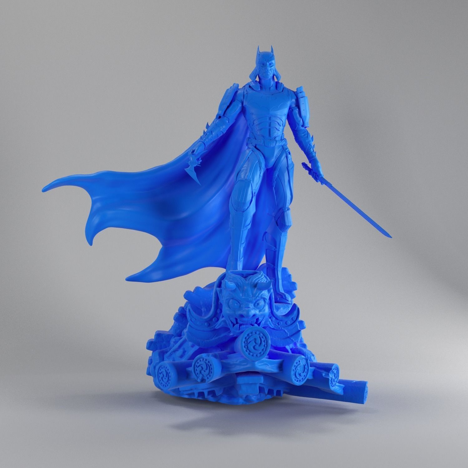 3Dprintstores Batman Samurai Ready To Print 3D model  3D print model_16
