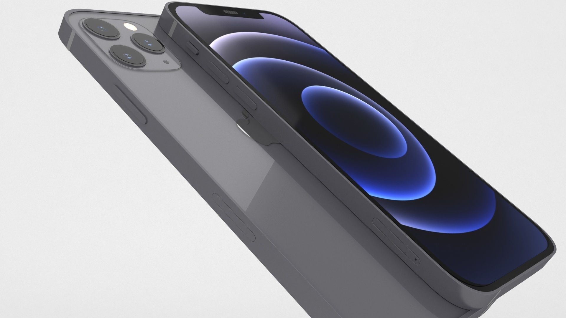 apple iphone 12 collection set 3D model_6