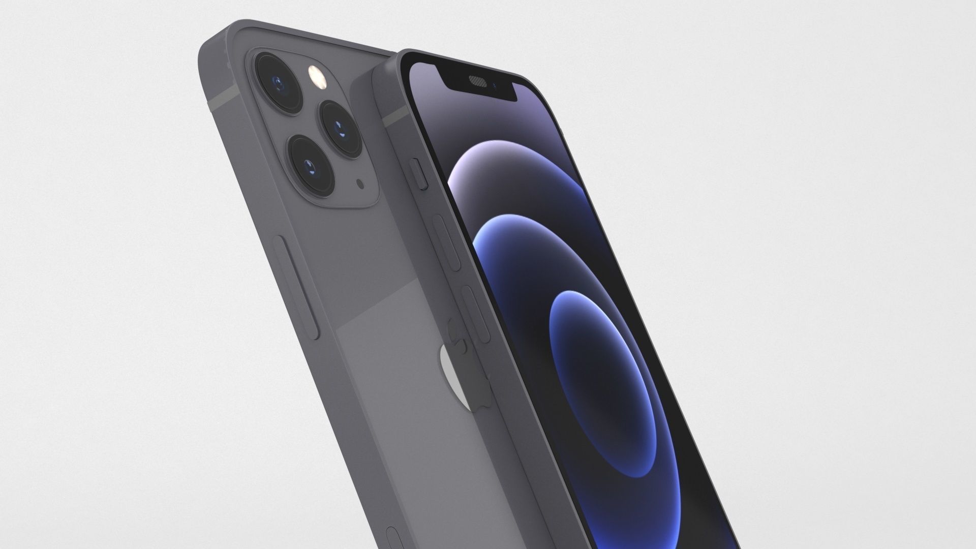 apple iphone 12 collection set 3D model_5