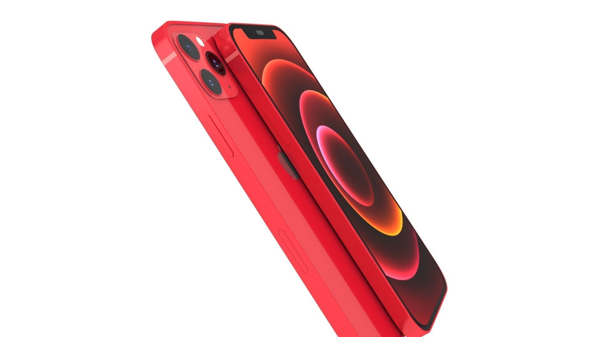 apple iphone 12 collection set 3D model_9