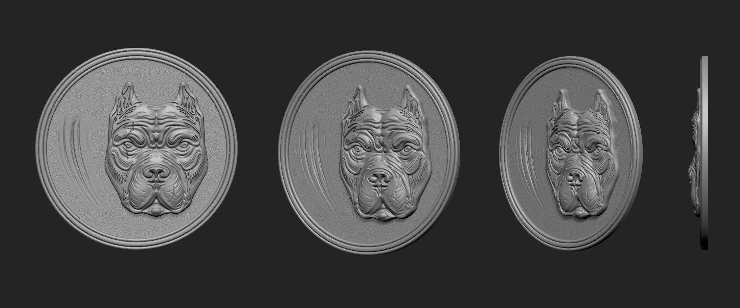 Angry Dog 3D print model_2