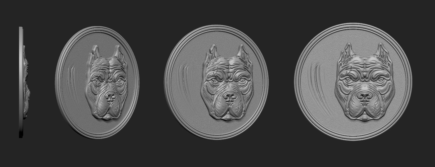 Angry Dog 3D print model_4