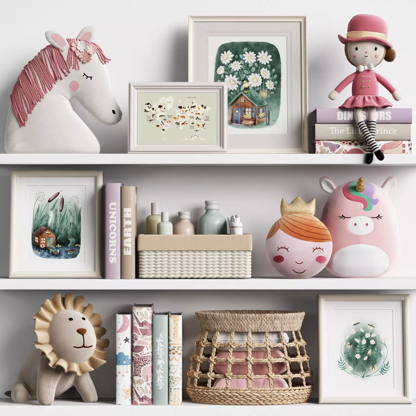 Kids Room Decor 27 3D model