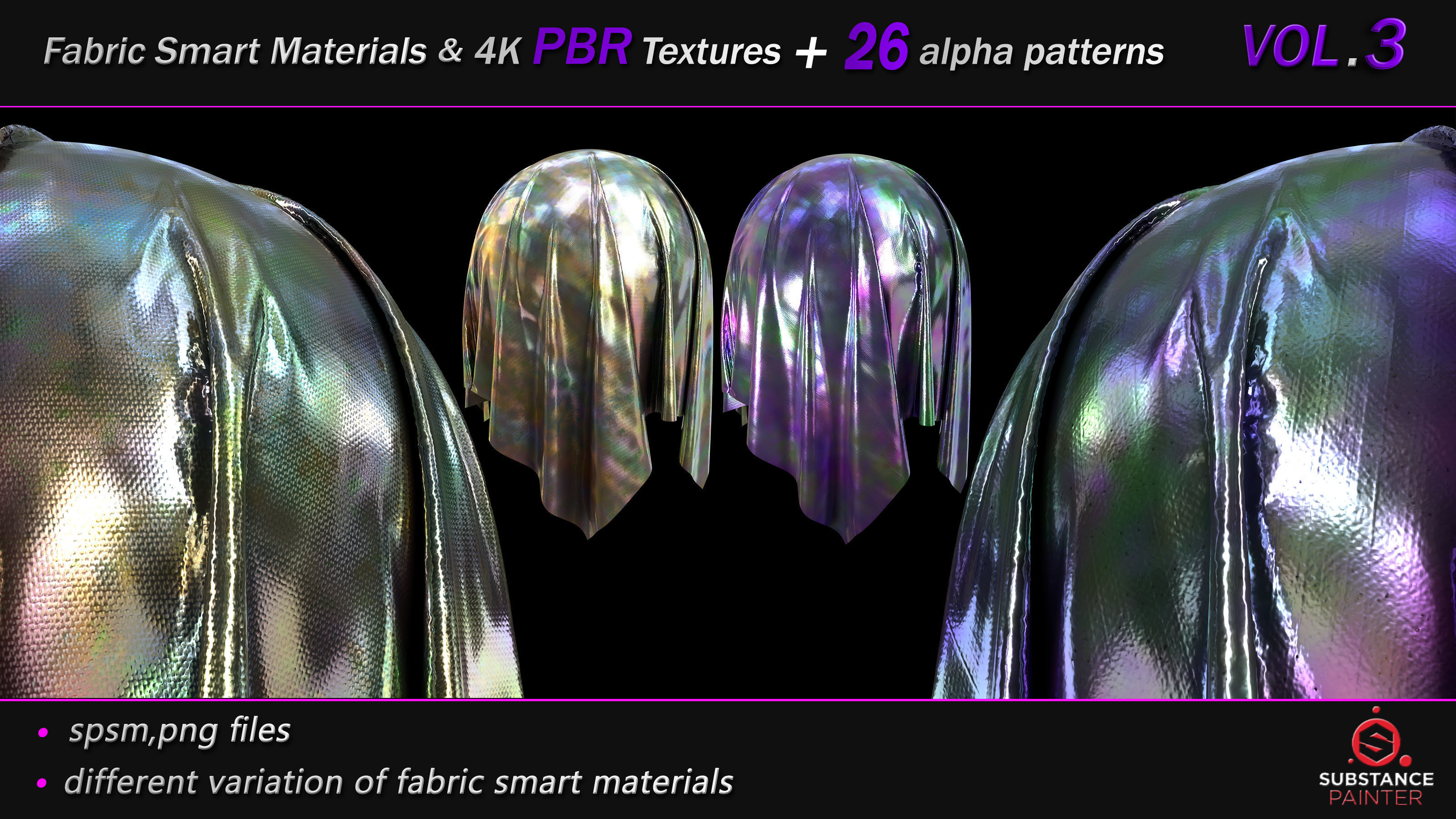 50 Fabric Smart Material Bundle and 4K PBR Texture VOL 03 Texture_7