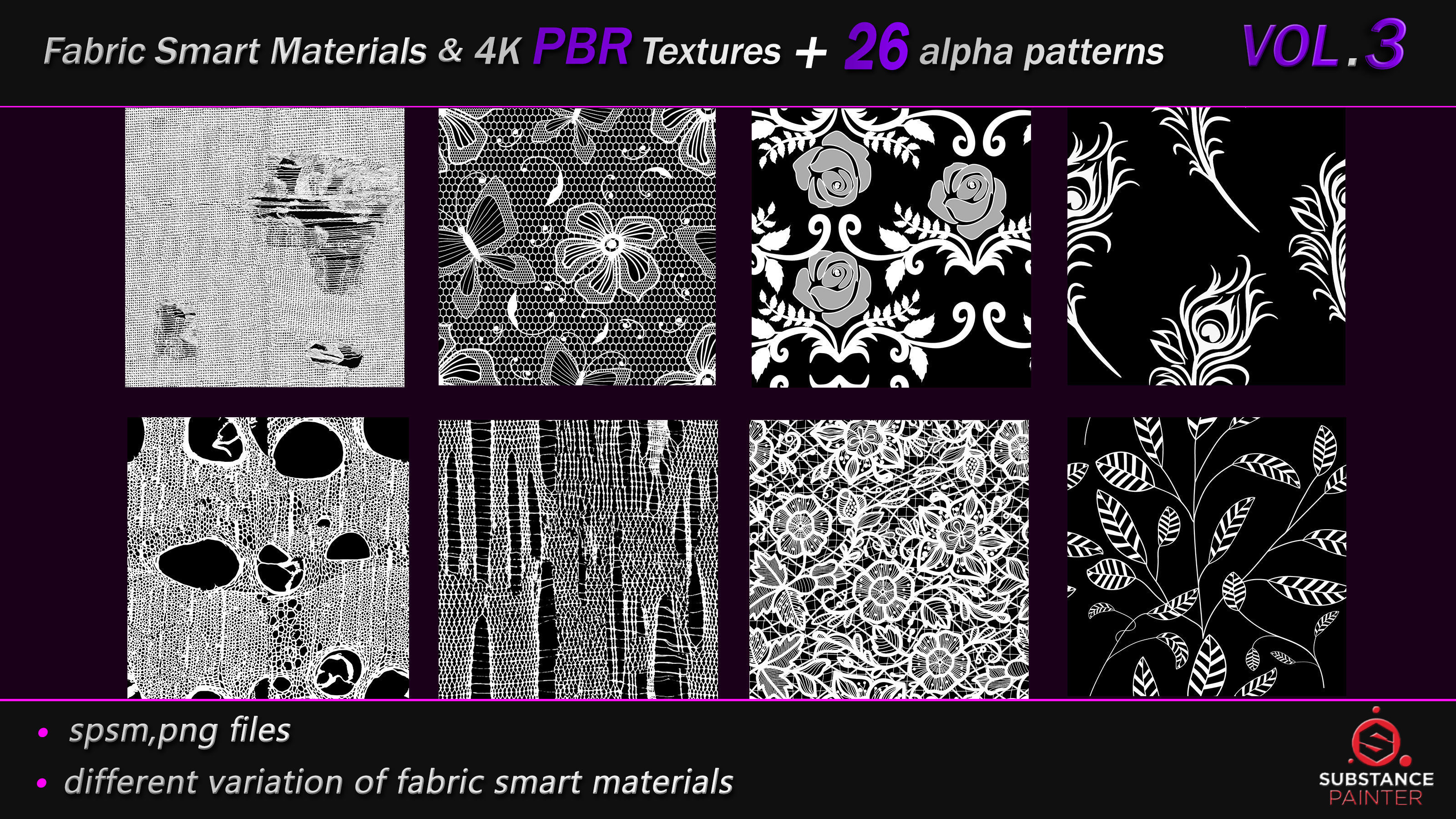 50 Fabric Smart Material Bundle and 4K PBR Texture VOL 03 Texture_27