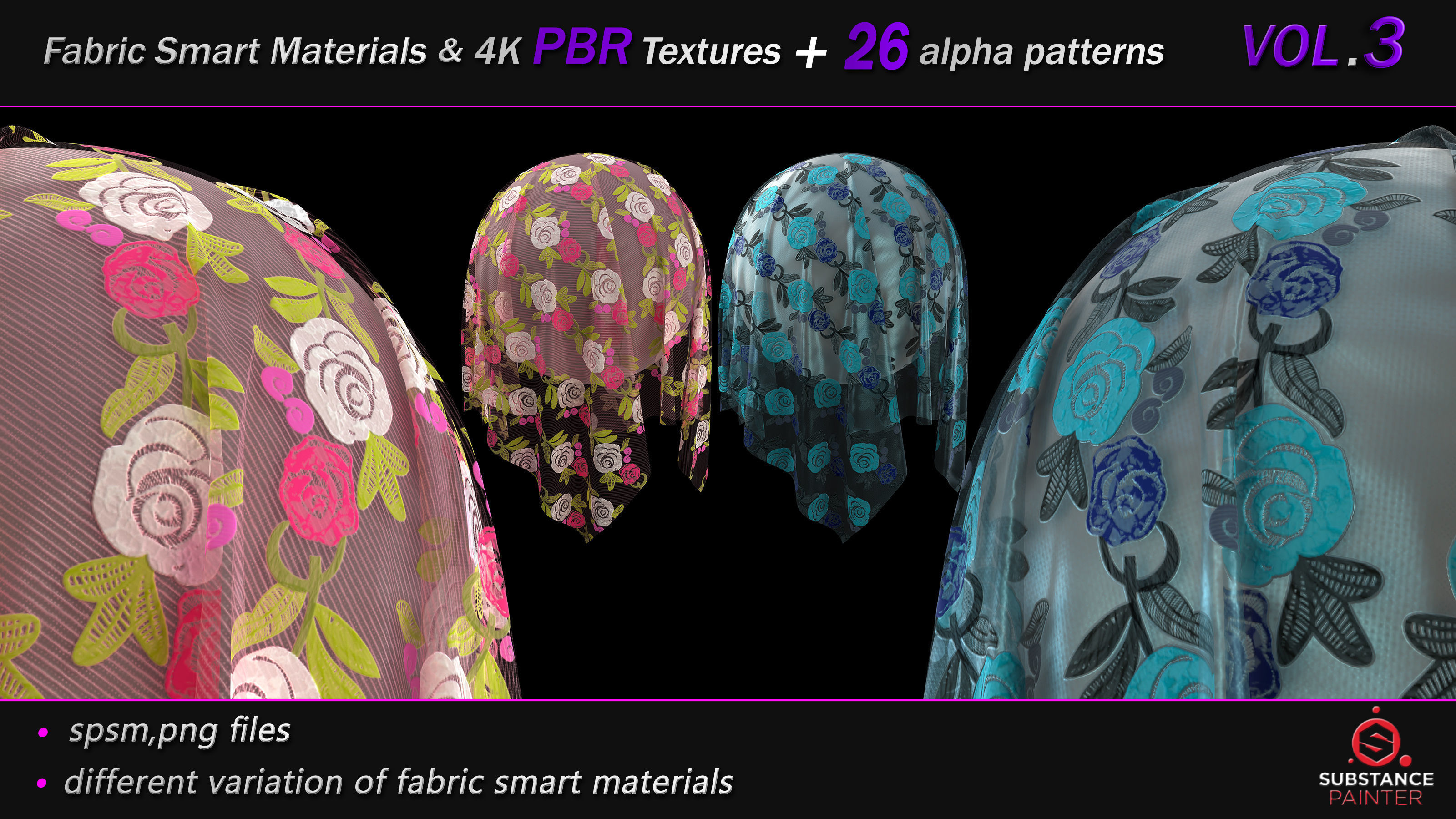 50 Fabric Smart Material Bundle and 4K PBR Texture VOL 03 Texture_9