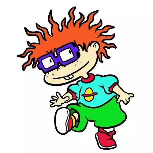 Rugrats Chuckie Cookie and Fondant Cutter with Embosser 3D print model
