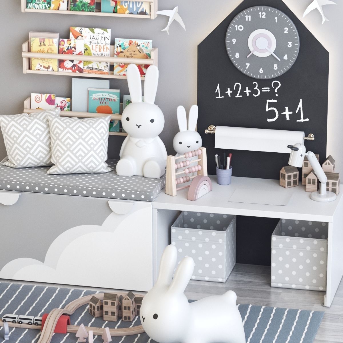 Childrens furniture and toys 3 3D model_5