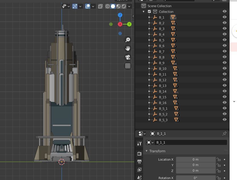 Sci-Fi Buildings Pack 3D model_21