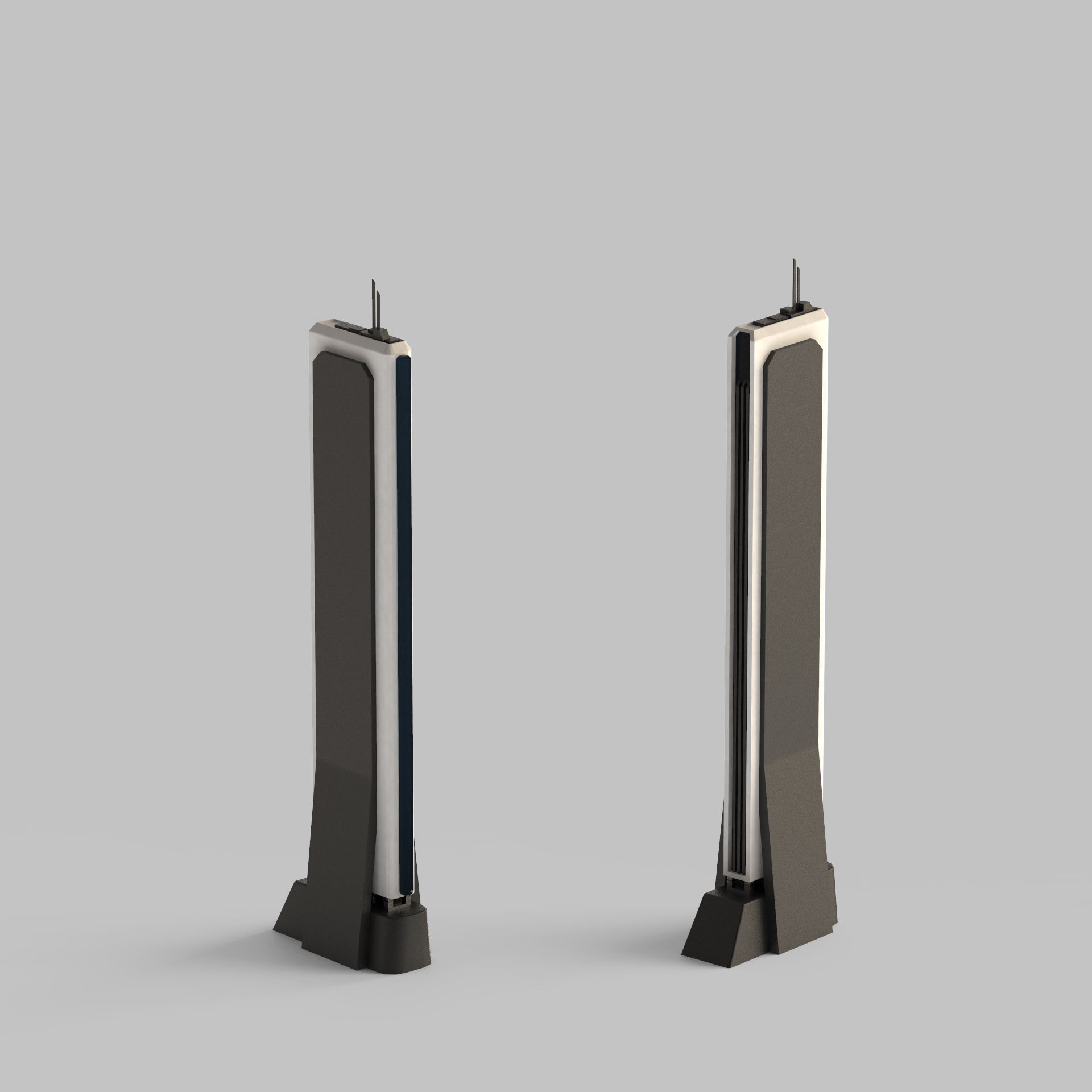 Sci-Fi Buildings Pack 3D model_16