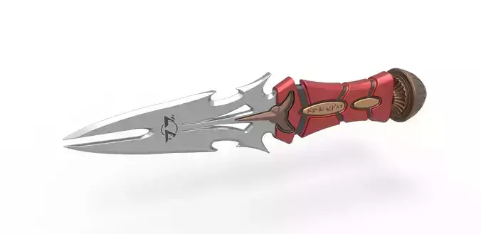 Klingon Mevak ritual knife from Star Trek Deep Space Nine 3D print model