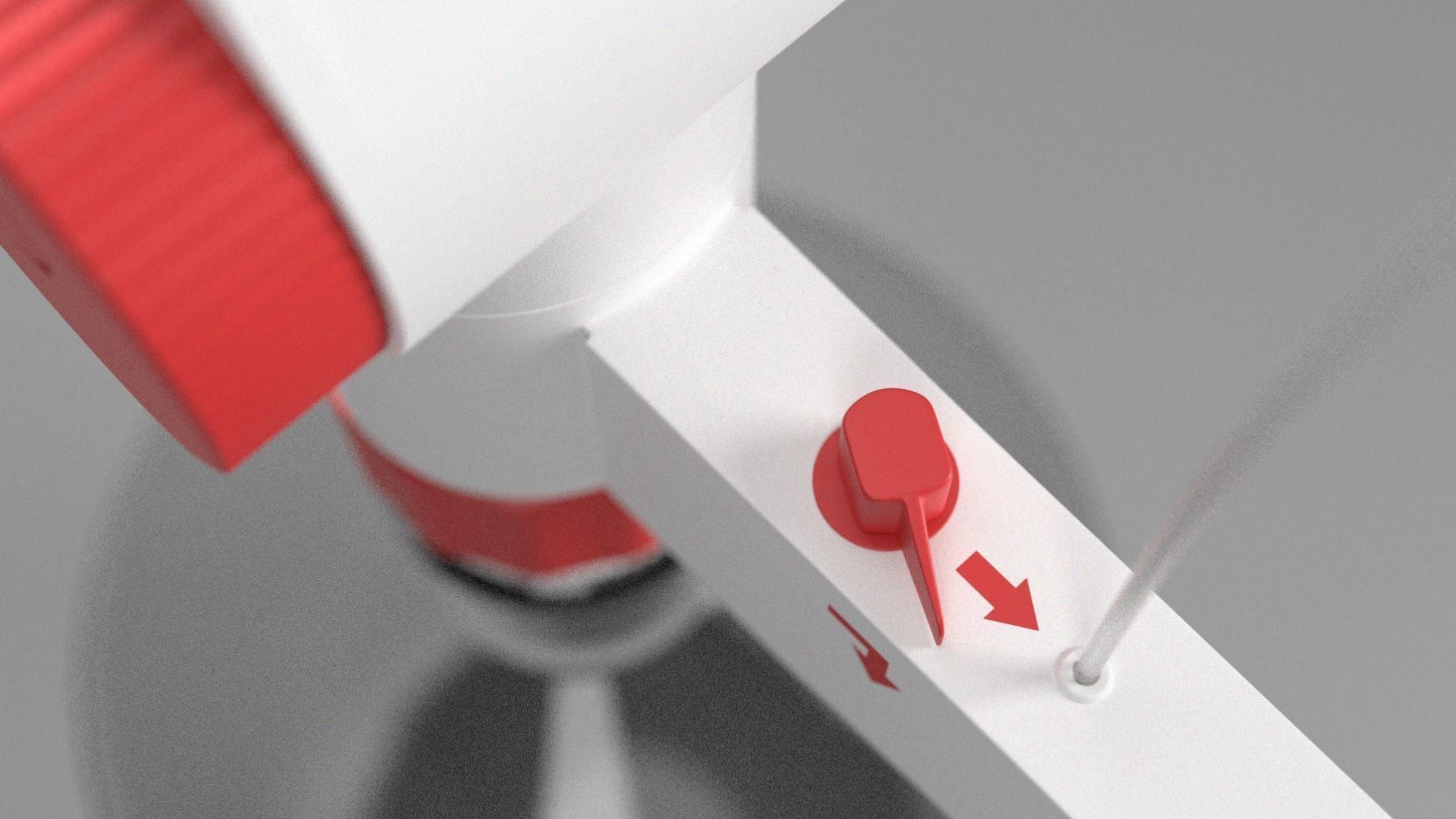 Dispenser digital pipette with handle 3D model_10