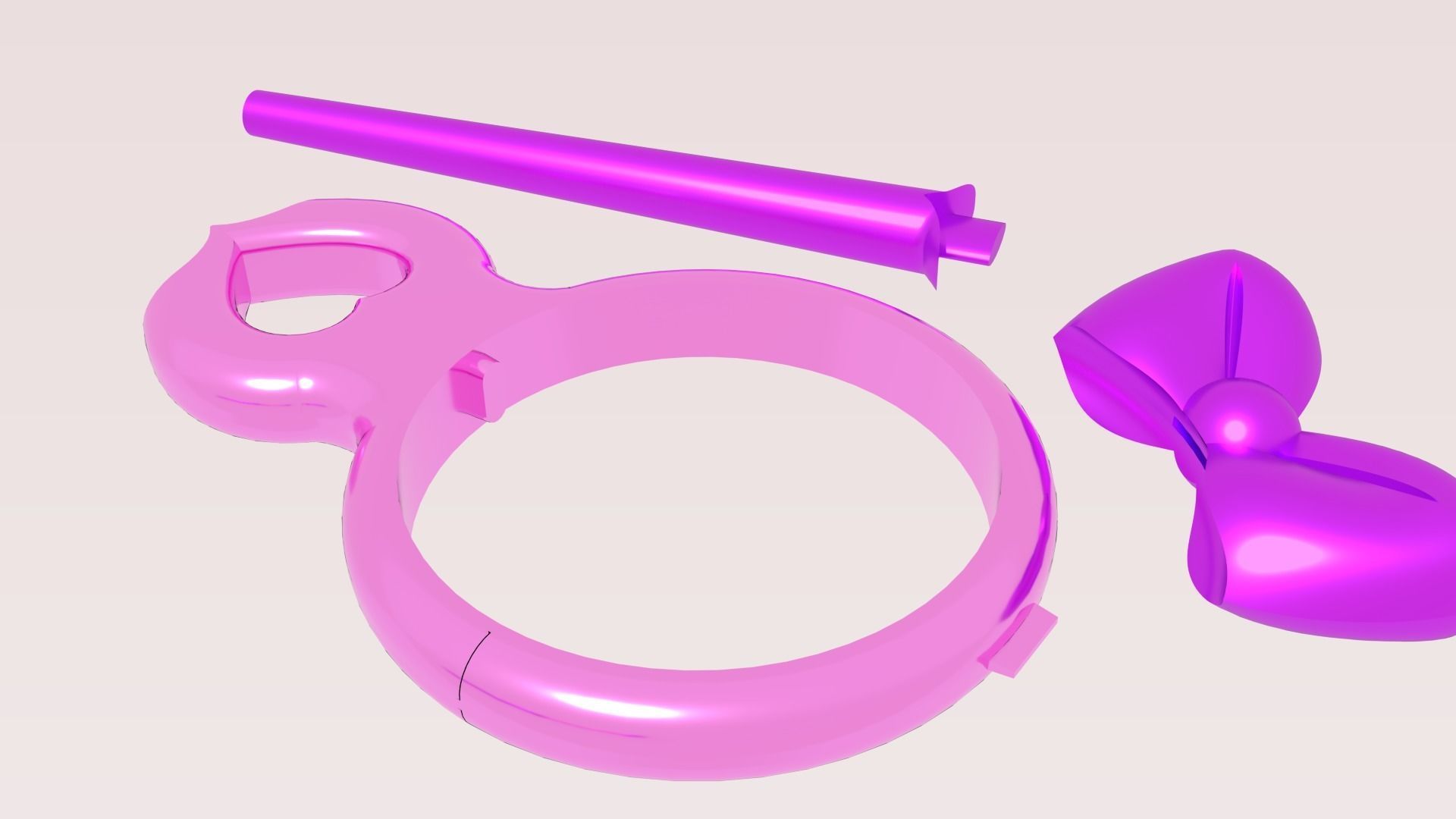 Sparcle Cadet Staff 3D print model_14