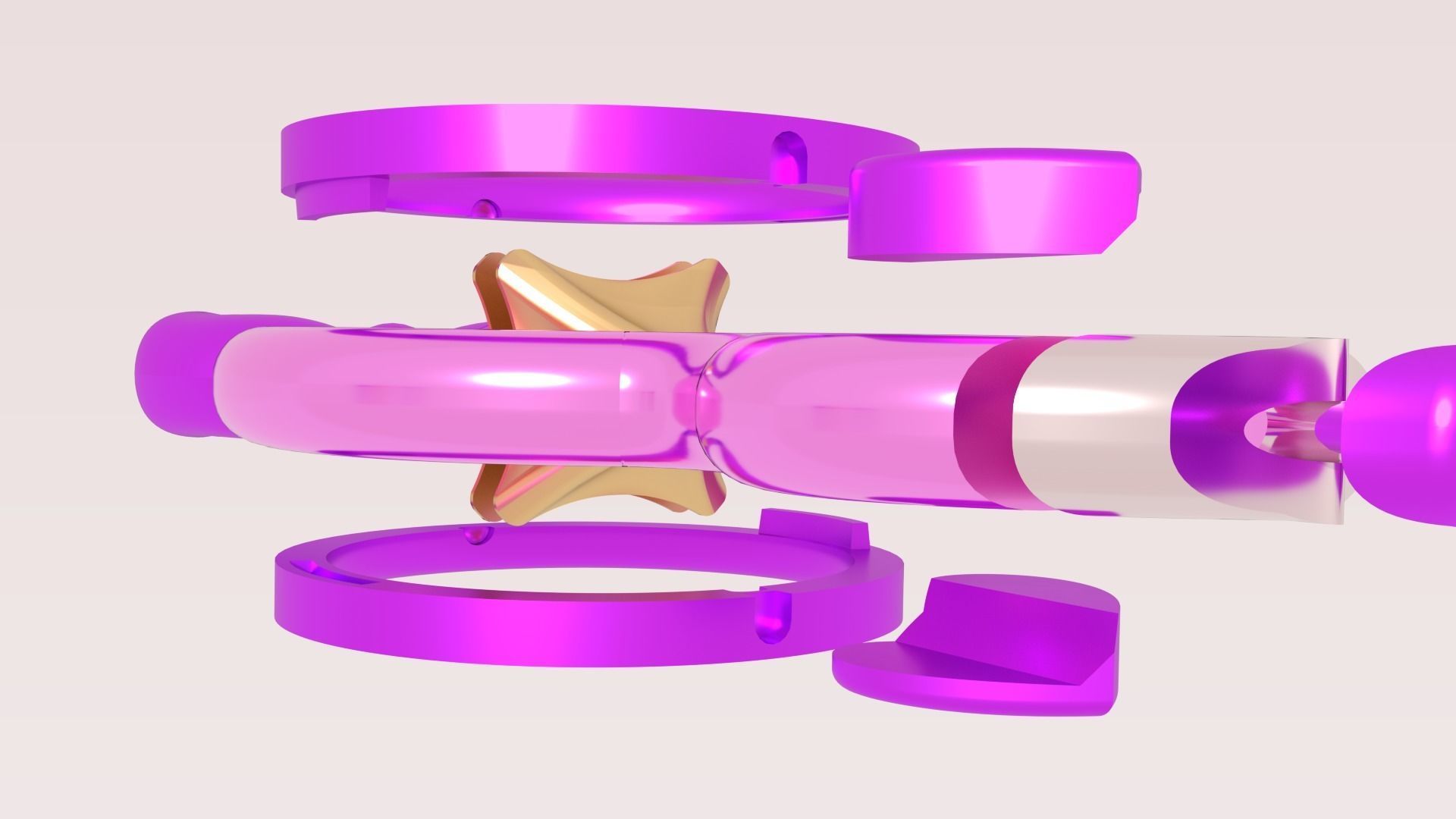 Sparcle Cadet Staff 3D print model_4