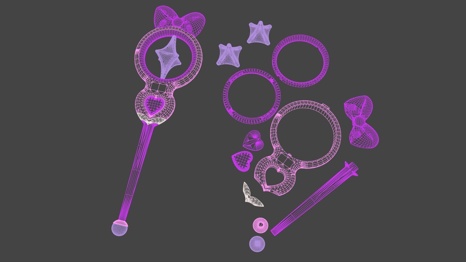 Sparcle Cadet Staff 3D print model_27