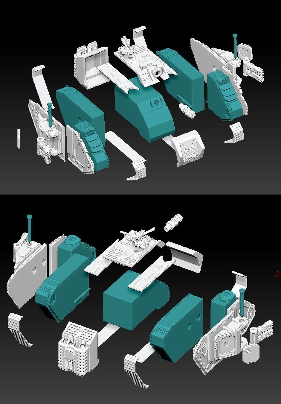 MoonRaider Axhilles 3d mix resin PLA print 3D print model_1