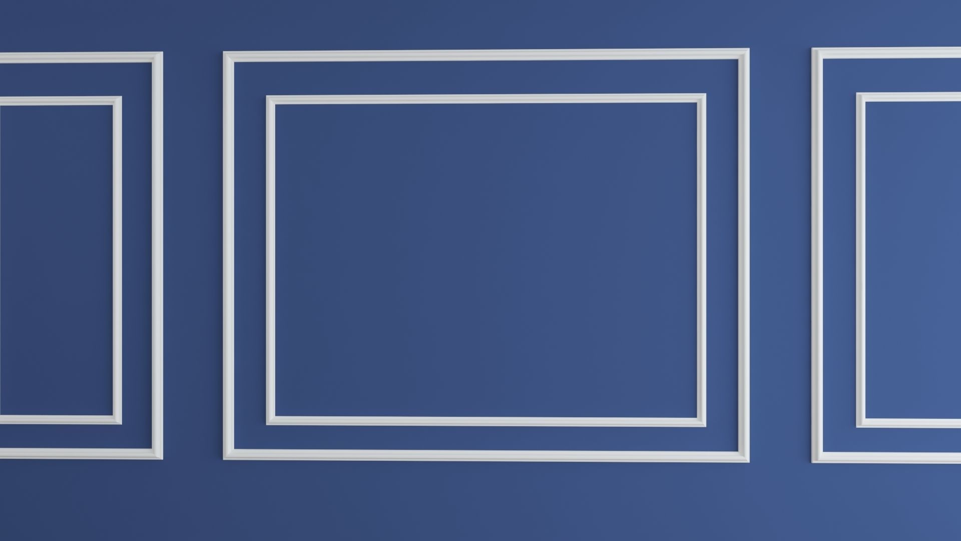 Wall Paneling Set 3D model Low-poly 3D model_1