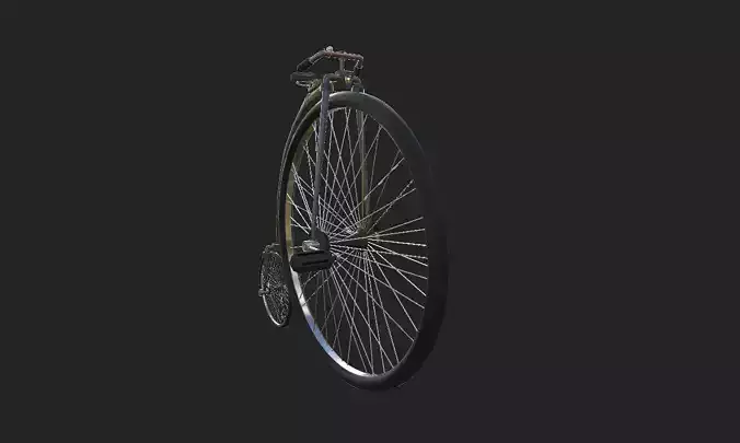 Classic bicycle of the 19th century