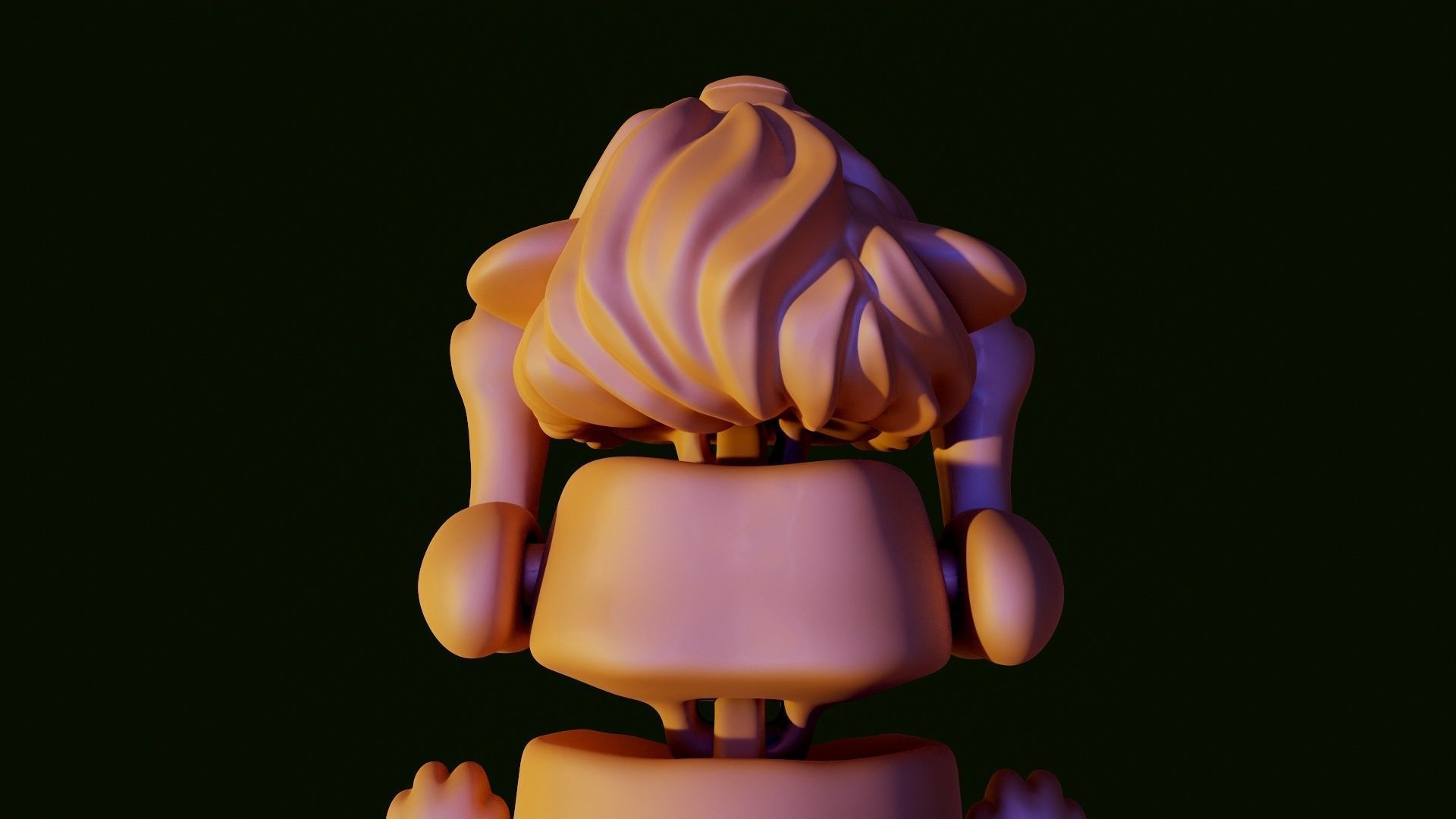 Lion toy segment 3D print model_13