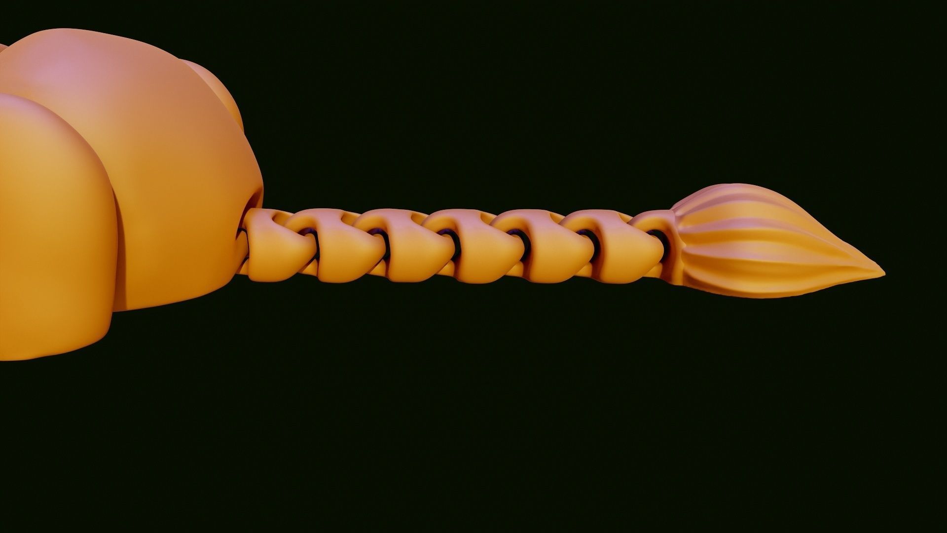 Lion toy segment 3D print model_12