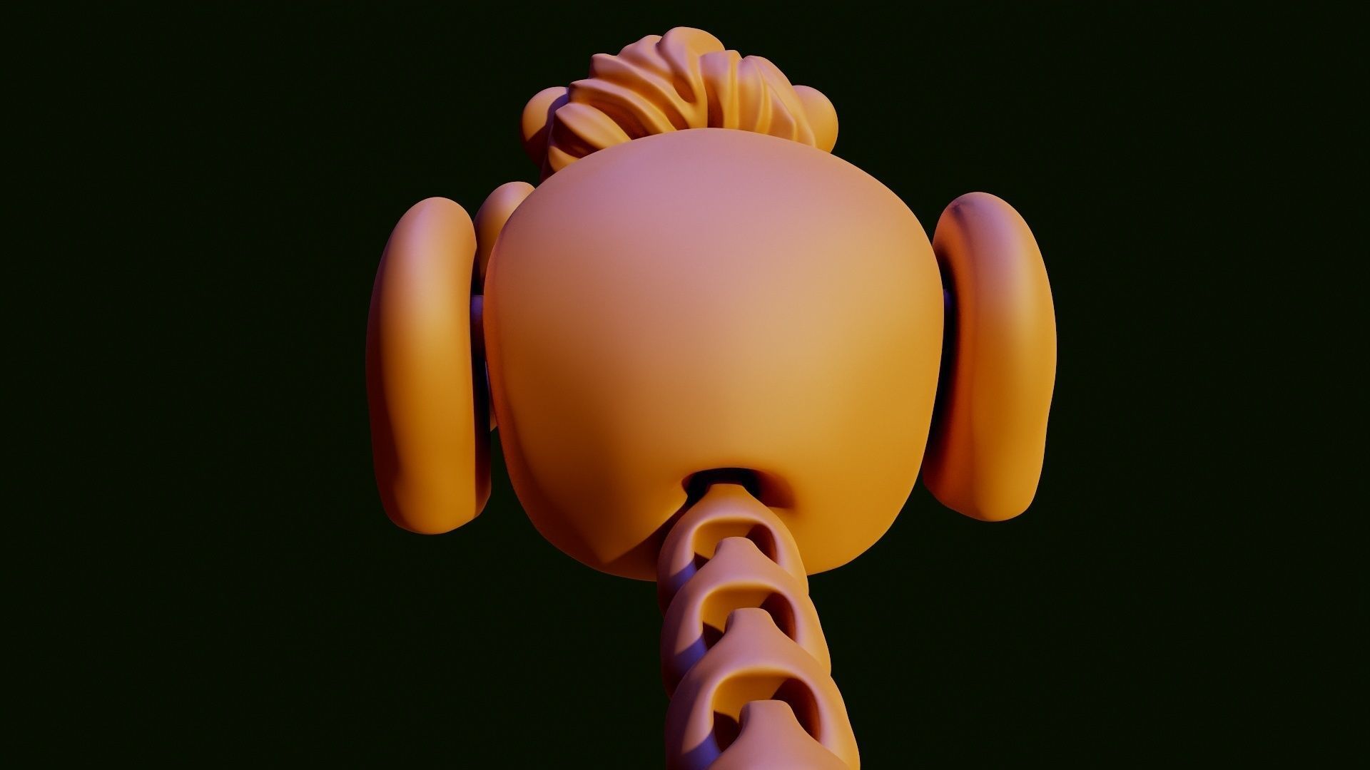 Lion toy segment 3D print model_7