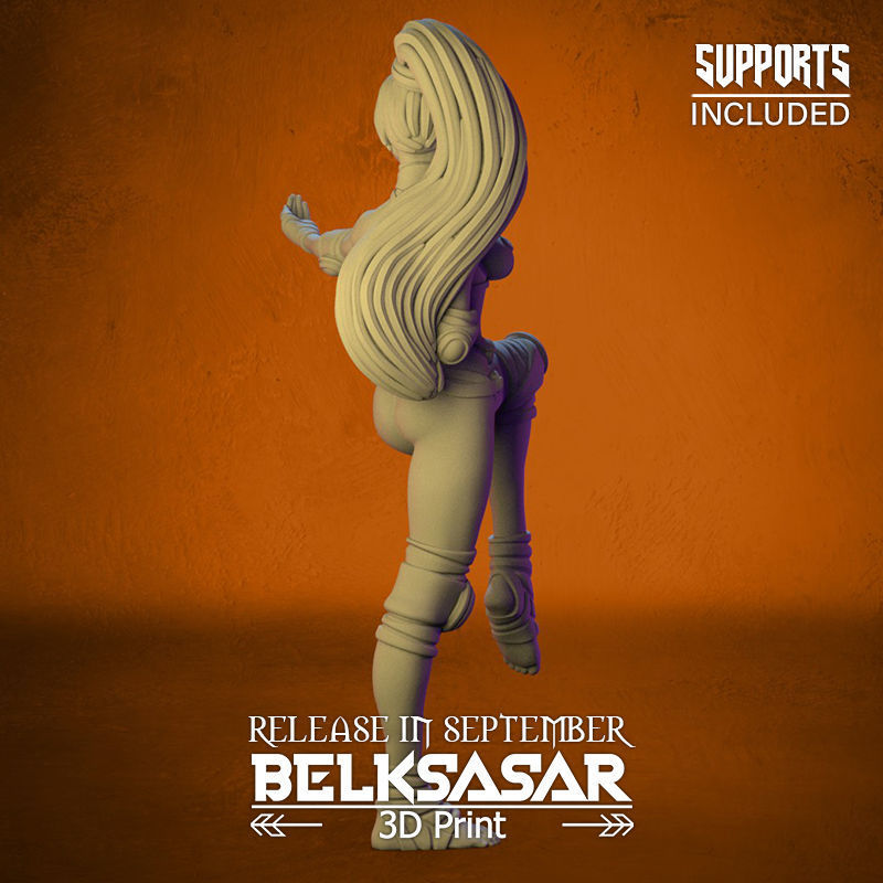 Battle Monk of Sands 3D print model_4