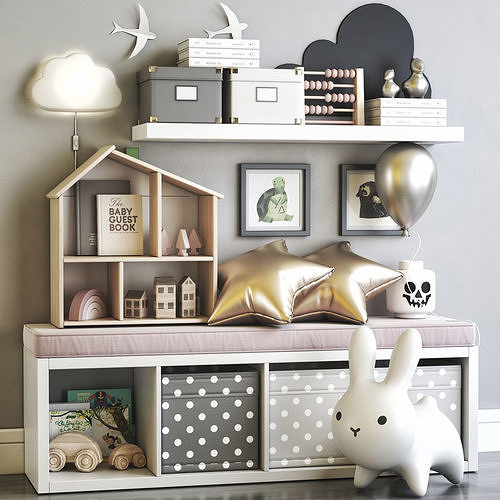 Childrens furniture and toys 5 3D model