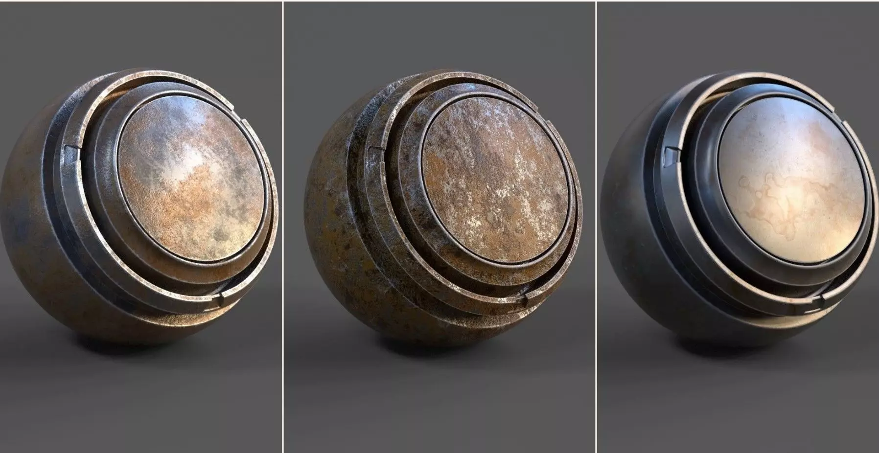 Substance Painter old used metals smart material pack 1 Texture_0