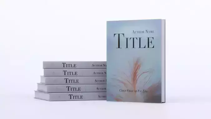 Hardcover Book 3D model